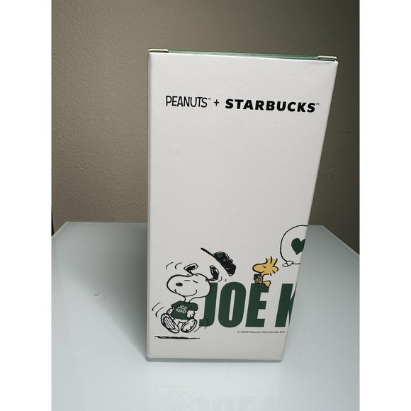 2025 PEANUTS X STARBUCKS Joe Kind Stainless Steel Tumbler 16oz Snoopy Woodstock - Picture 2 of 11
